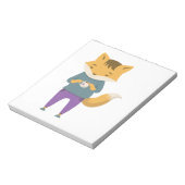 Bloc-note Cute renard avec tasse de thé (Tourné)