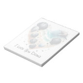 Bloc-note Cute Seashell Heart Beach Love Valentine's Day (Tourné)
