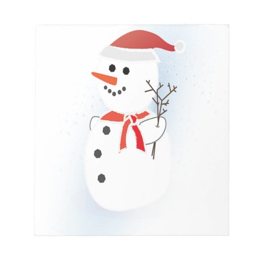 Bloc-note Cute Snowman (Devant)