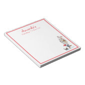 Bloc-note Cute suédoise Tomten Noël Aquarelle (Incliné)