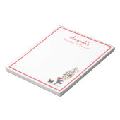 Bloc-note Cute suédoise Tomten Noël Aquarelle (Tourné)