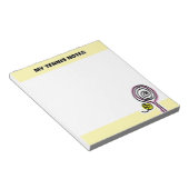 Bloc-note Cute tennis notepad with quirky racket drawing (Incliné)