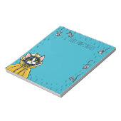 Bloc-note Cute Tuxedo Chat et souris plume (Tourné)