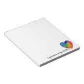 Bloc-note Cute Watercolor Rainbow (Incliné)