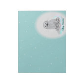 Bloc-note Cute White Baby Sea Otter , Merry Christmas (Tourné)