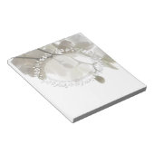 Bloc-note Cute white orchids (Incliné)