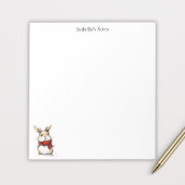 Bloc-note Cute Winter Bunny Sketch Illustration