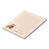 Bloc-note Cute Winter Fox Notepad (Tourné)