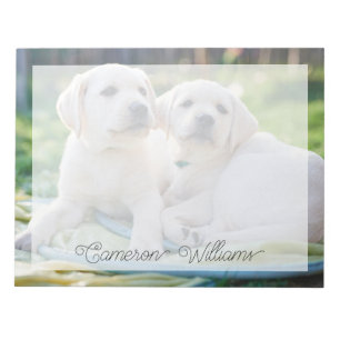 Bloc-note Cutest Baby Animals Yellow Labrador Retrievers