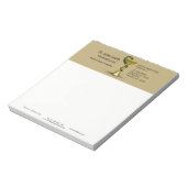 Bloc-note Cuvette beige de serpent Médicale Hygieia Gold Cad (Tourné)