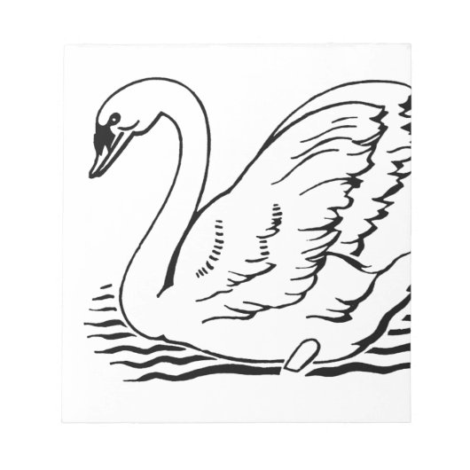 Bloc-note Cygne gracieux (Devant)