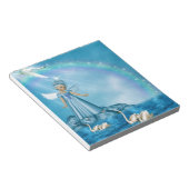 Bloc-note Cygnes Blanches Et Angel (Incliné)