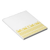 Bloc-note Cygnes en or (Incliné)