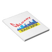 Bloc-note cyrillique de Calgary (Incliné)