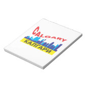 Bloc-note cyrillique de Calgary (Tourné)