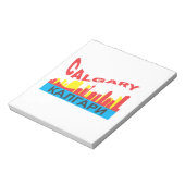 Bloc-note cyrillique de Calgary (Tourné)