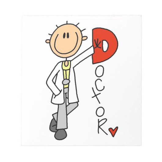 Bloc-note D est pour Docteur (Devant)