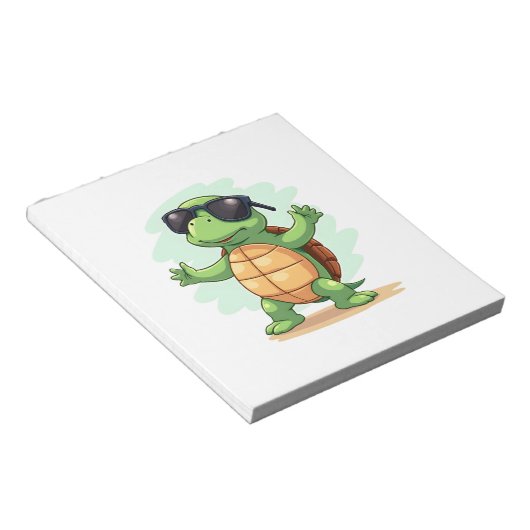 Bloc-note Dabbing Sea Turtle Animal Lover Save The Turtles T (Incliné)