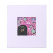 BLOC-NOTE DACHSHUND                (Devant)
