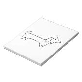 BLOC-NOTE DACHSHUND, CHIEN CHAUD, CHIEN SAUSAGE, CUTE, AMOUR (Tourné)