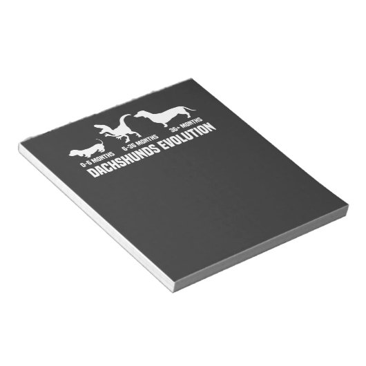 Bloc-note Dachshund Evolutions (Incliné)