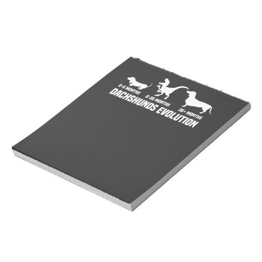 Bloc-note Dachshund Evolutions (Tourné)