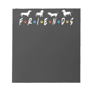 Bloc-note Dachshund Friends