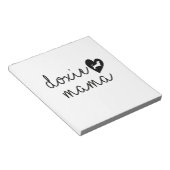 Bloc-note Dachshund Weenie Dog Mama (Incliné)