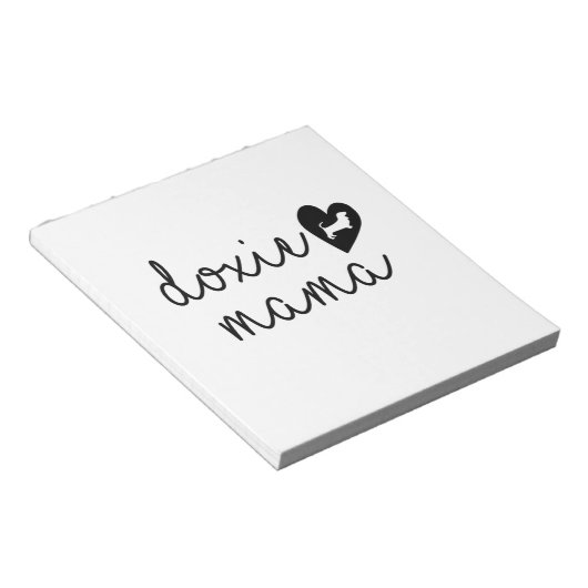 Bloc-note Dachshund Weenie Dog Mama (Incliné)