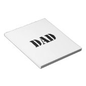 Bloc-note DAD fête des pères simple cadeau (Incliné)