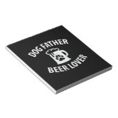 Bloc-note Daddy Don Chien Père Beer Lover (Incliné)