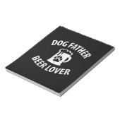 Bloc-note Daddy Don Chien Père Beer Lover (Tourné)