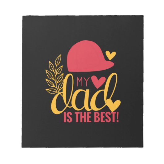 Bloc-note Daddy Don Mon Papa Est Le Meilleur (Devant)