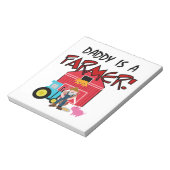 Bloc-note daddyisafarmerTEE (Tourné)