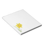 Bloc-note Daffodique aquarelle (Incliné)