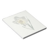Bloc-note Daffodique blanc (Incliné)