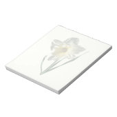 Bloc-note Daffodique blanc (Tourné)