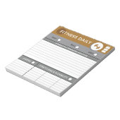 Bloc-note Daily Fitness Workouts (Tourné)