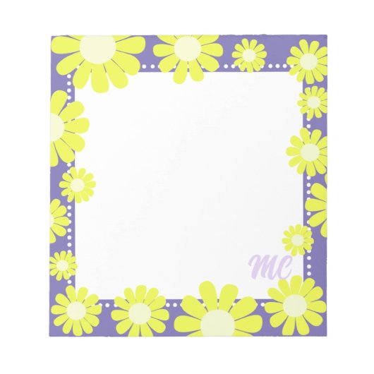 Bloc-note Daisy Green Lilac (Devant)