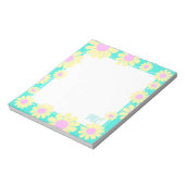 Bloc-note Daisy Yellow Aqua (Tourné)