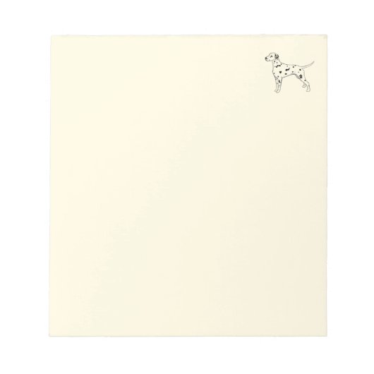 Bloc-note Dalmatien (Devant)