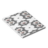 Bloc-note Damas et crâne (Incliné)