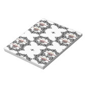 Bloc-note Damas et crâne (Tourné)