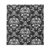 Bloc-note Damas noir et blanc (Devant)