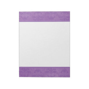 Bloc-note Damask lilas