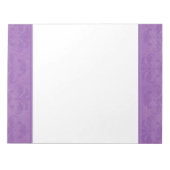 Bloc-note Damask lilas (Devant)