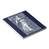 Bloc-note dame dans les bois (Incliné)