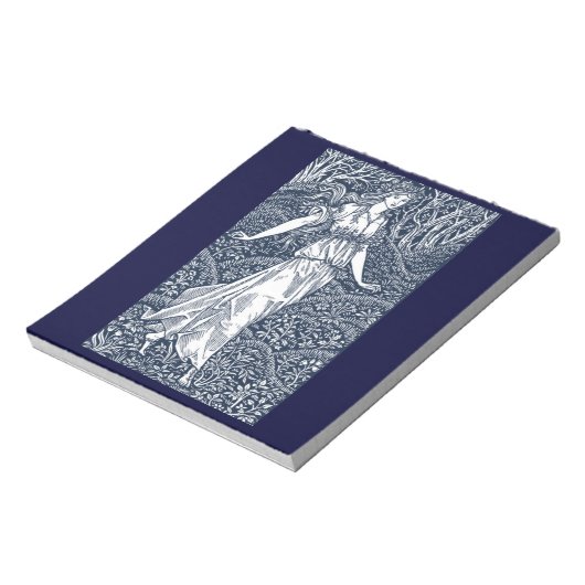 Bloc-note dame dans les bois (Tourné)