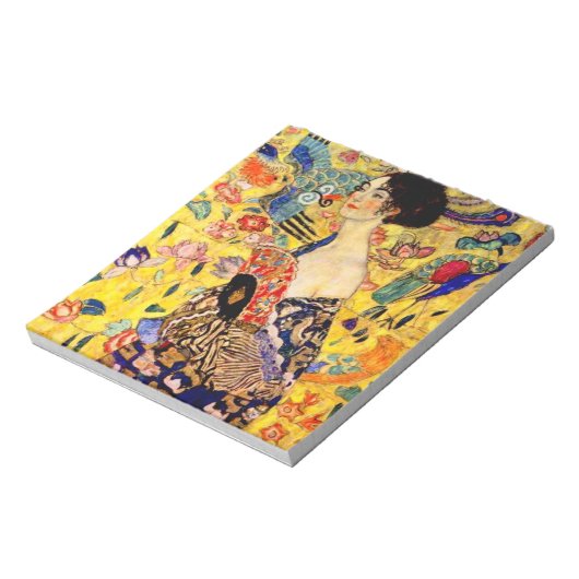 Bloc-note Dame Gustav Klimt avec ventilateur (Tourné)