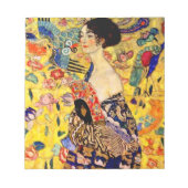 Bloc-note Dame Gustav Klimt avec ventilateur (Devant)